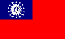drapeau de l'Union du Myanmar ou Birmanie