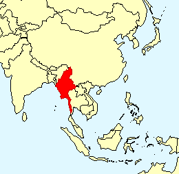 Map of Burma in Asia WIDTH=