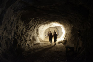 mogok mine intérieur de Kyauk Saung Mine à Mogok