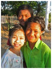Young Bama girls near Pyay Myanmar
